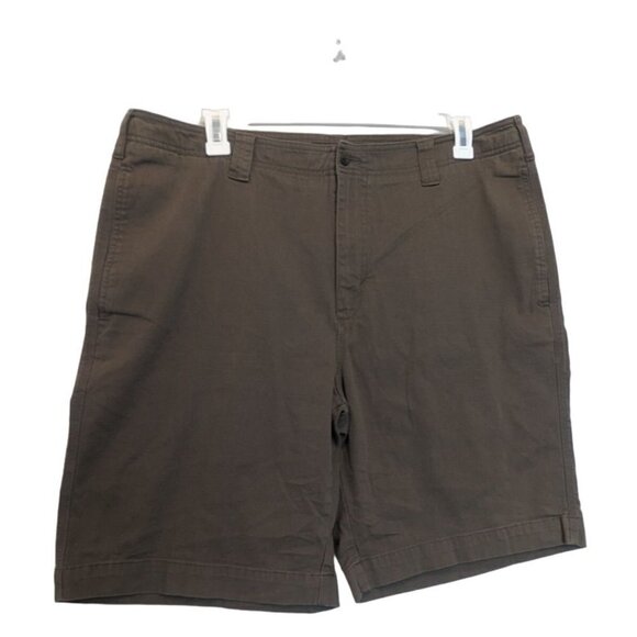 Tori Richard Honolulu Men's Shorts SZ 40 Tan Flat Front Cotton Blend Stretch - Picture 2 of 6